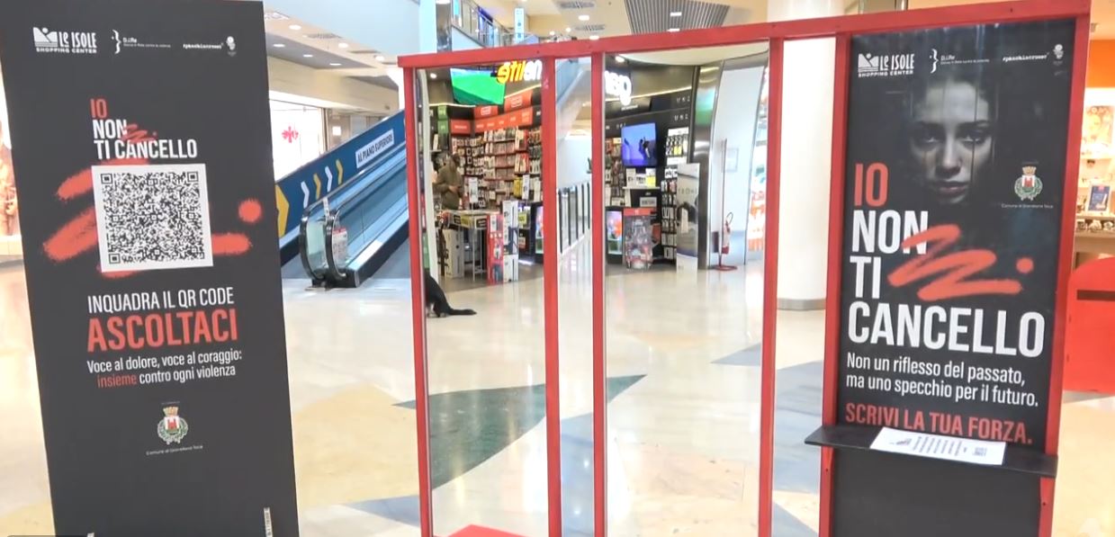 Al CC Le Isole di Gravellona Toce "Io non ti cancello" contro la violenza di genere