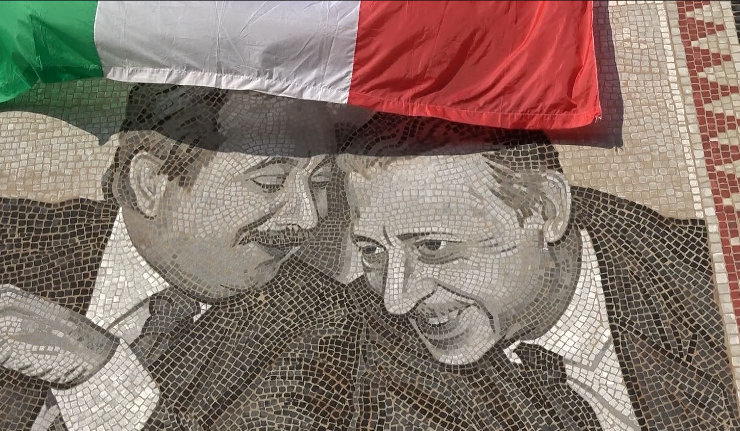 Borgo Ticino. Inaugurato murales a ricordo di Falcone e Borsellino