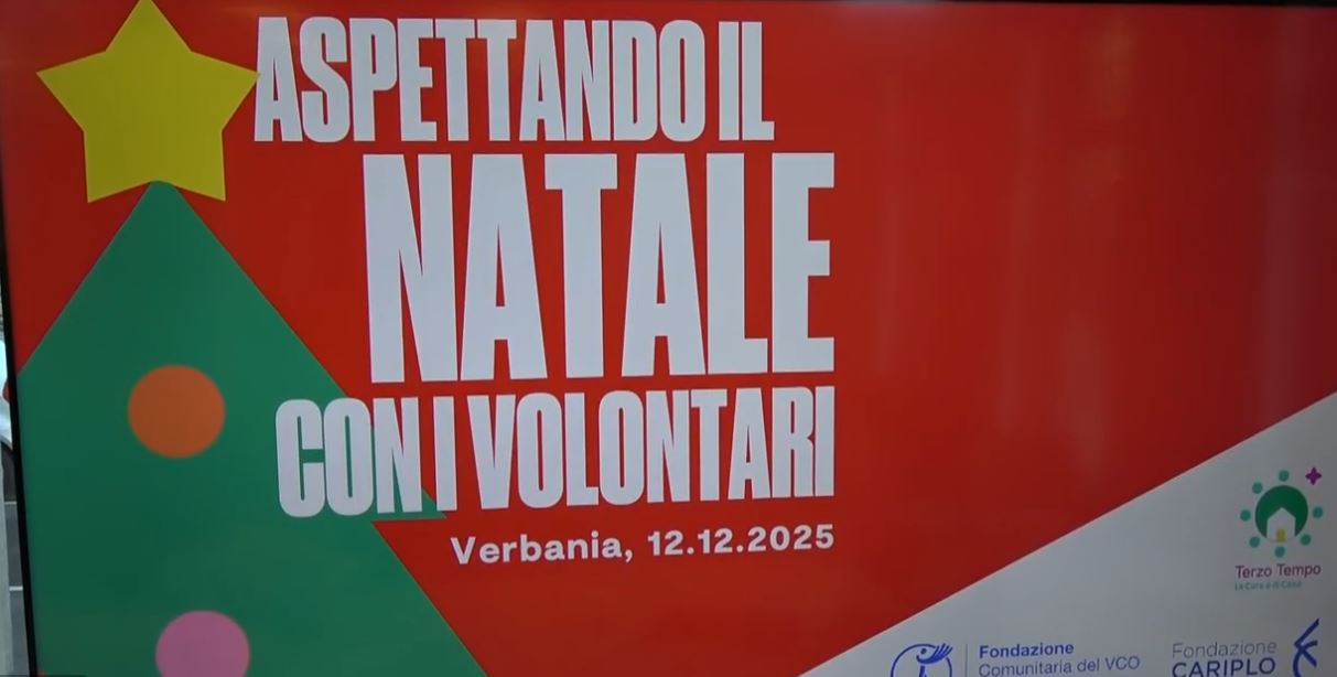 Festa di Natale dei volontari de La Cura è di Casa  presso la sede di Fondazione Comunitaria VCO a Verbania