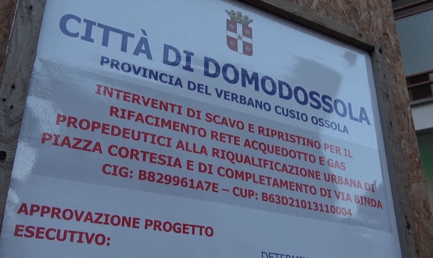 Conclusi i lavori di rifacimento degli impianti di piazza Cortesia a Domodossola. Il cantiere ripartirà a marzo
