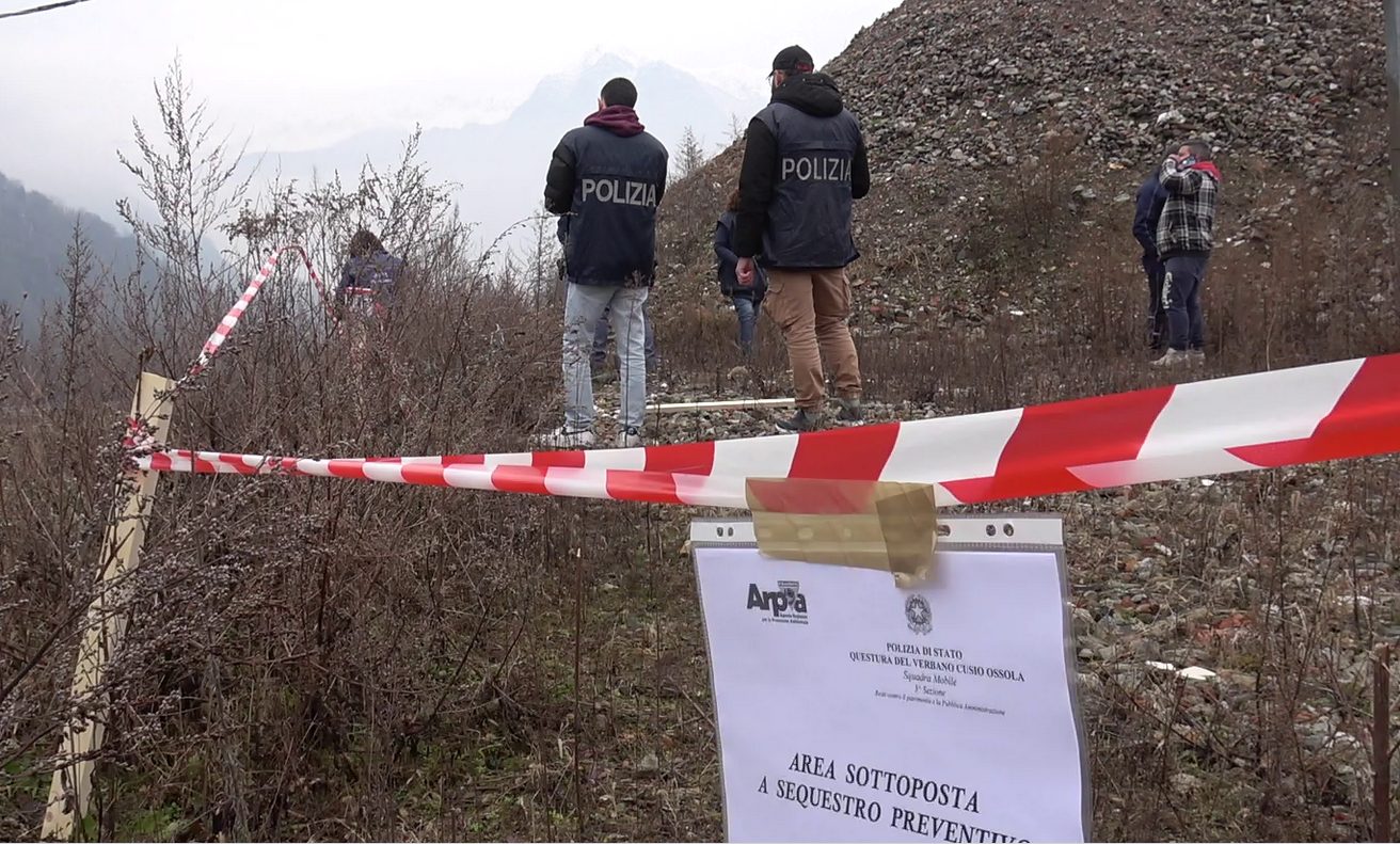 Polizia e Arpa sequestrano discarica abusiva in Ossola