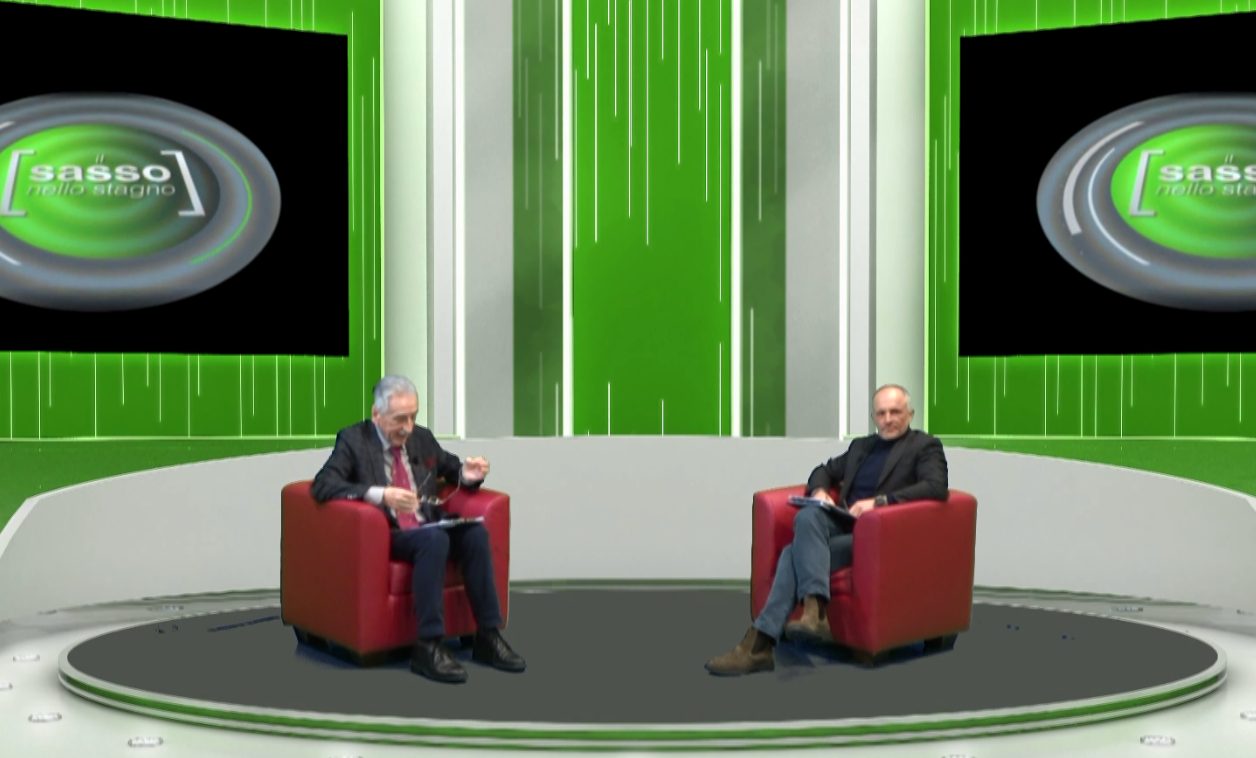 Luca Caretti è stato l'ospite questa settimana Il sasso nello stagno