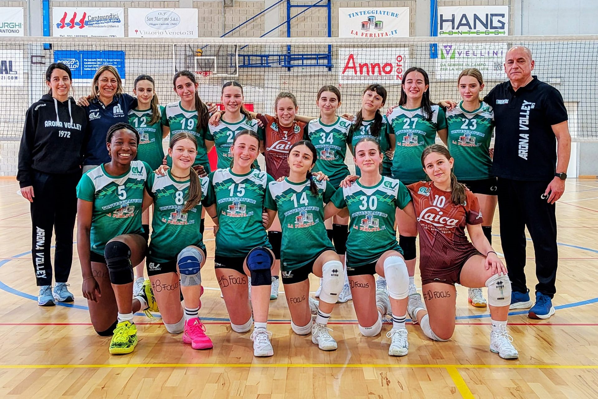 F4 Under 14 femminile a Domodossola: titolo ad Arona, quarto posto per 2Mila8 Volley