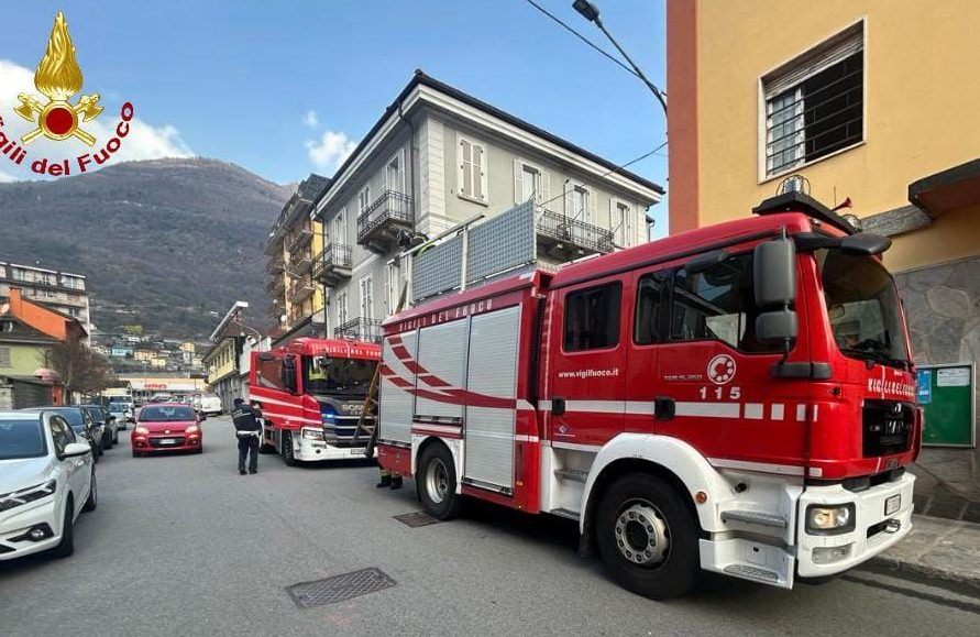 Principio di incendio in uno stabile a Villadossola