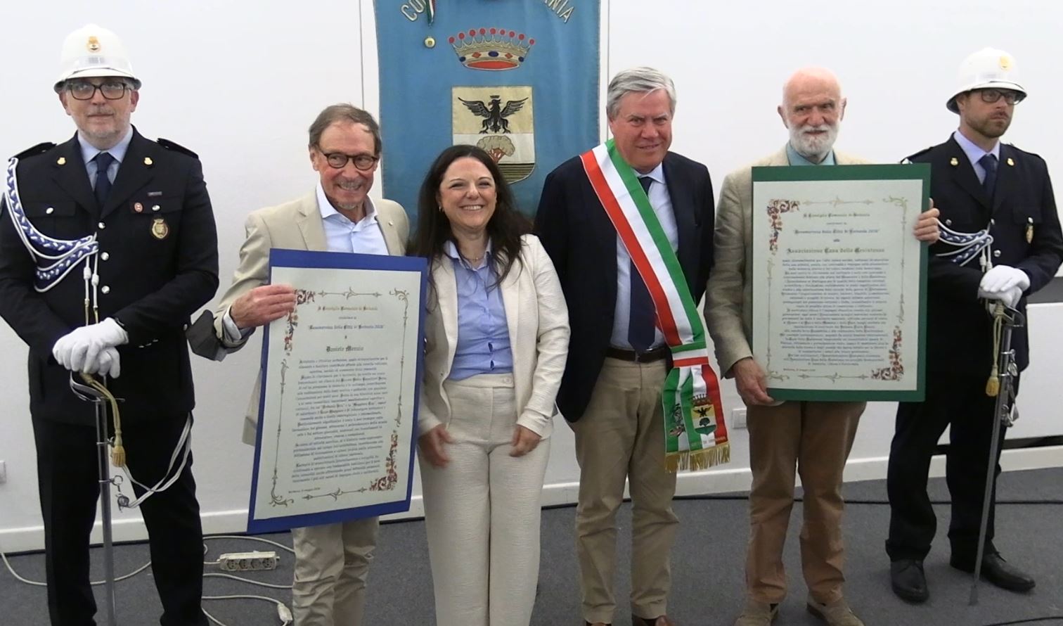 A Daniele Menzio e all'associazione Casa della Resistenza le Benemerenze Città di Verbania 2026