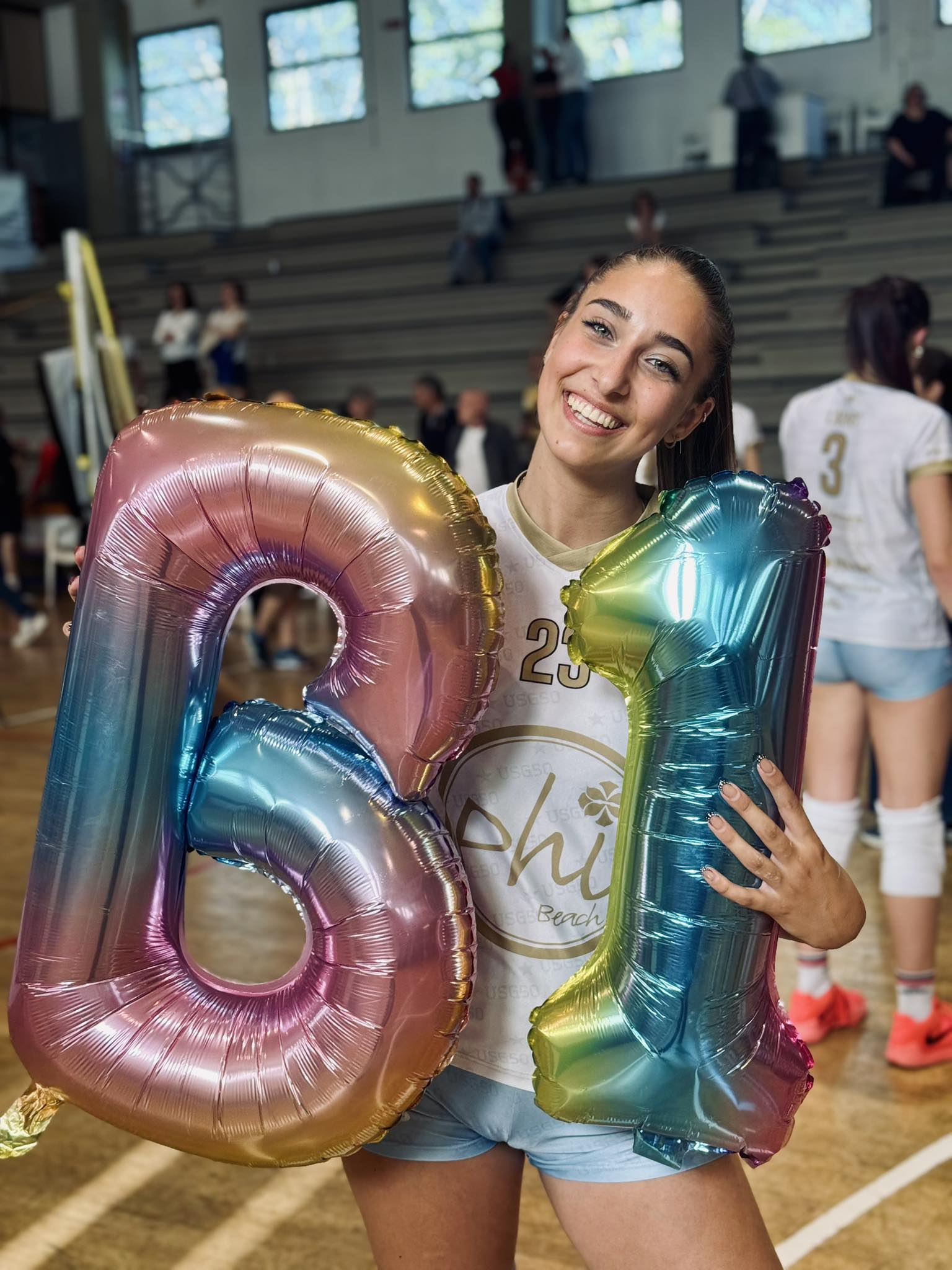 Festa per Alessia Cerutti promossa in B1 con La Maddalena
