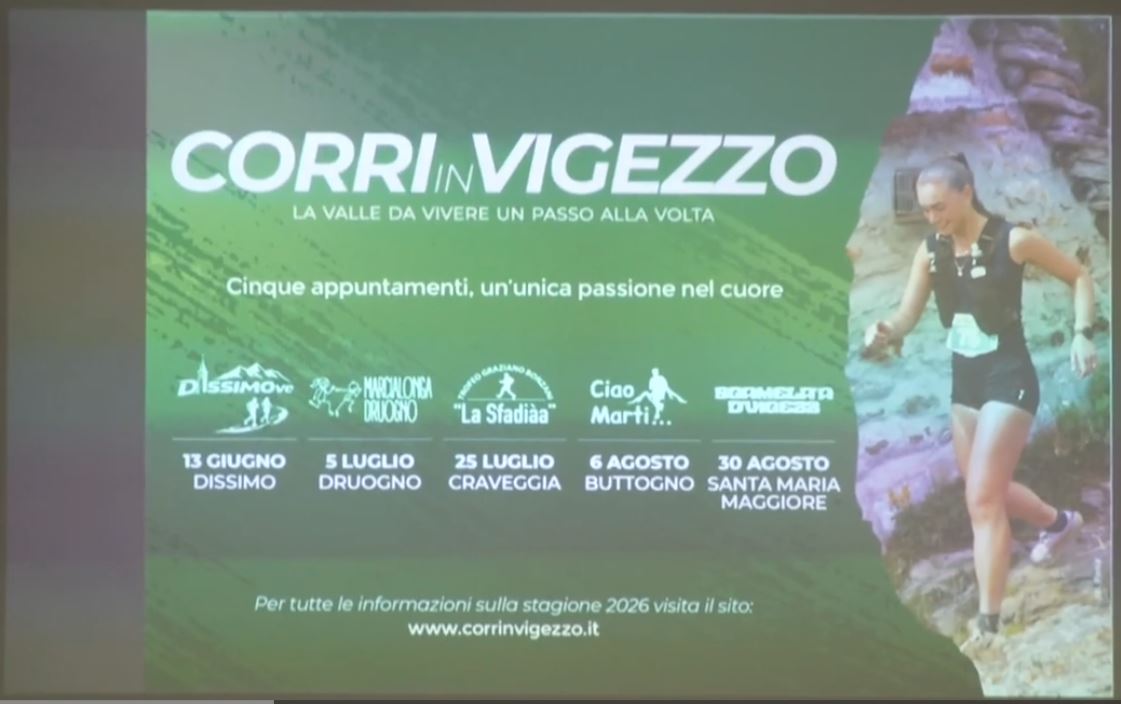 Presentato il calendario di "Corri in Vigezzo"