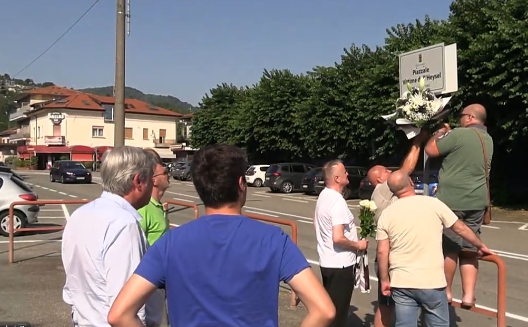 A Verbania commemorate le 39 vittime della tragedia dell'Heysel