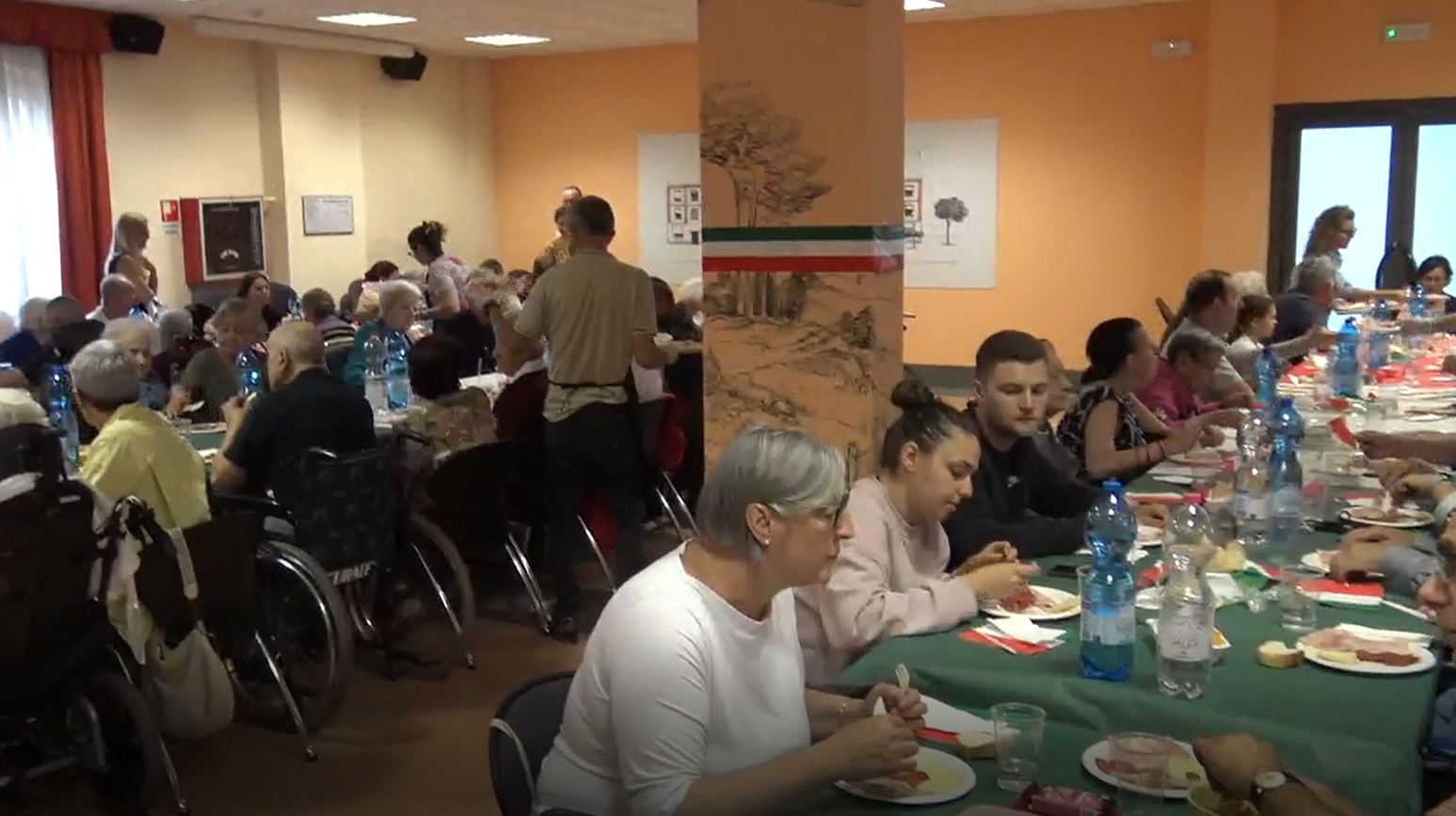 "Mangiuma 'nsema".  Pranzo solidale ieri alla Rsa Lagostina di Omegna