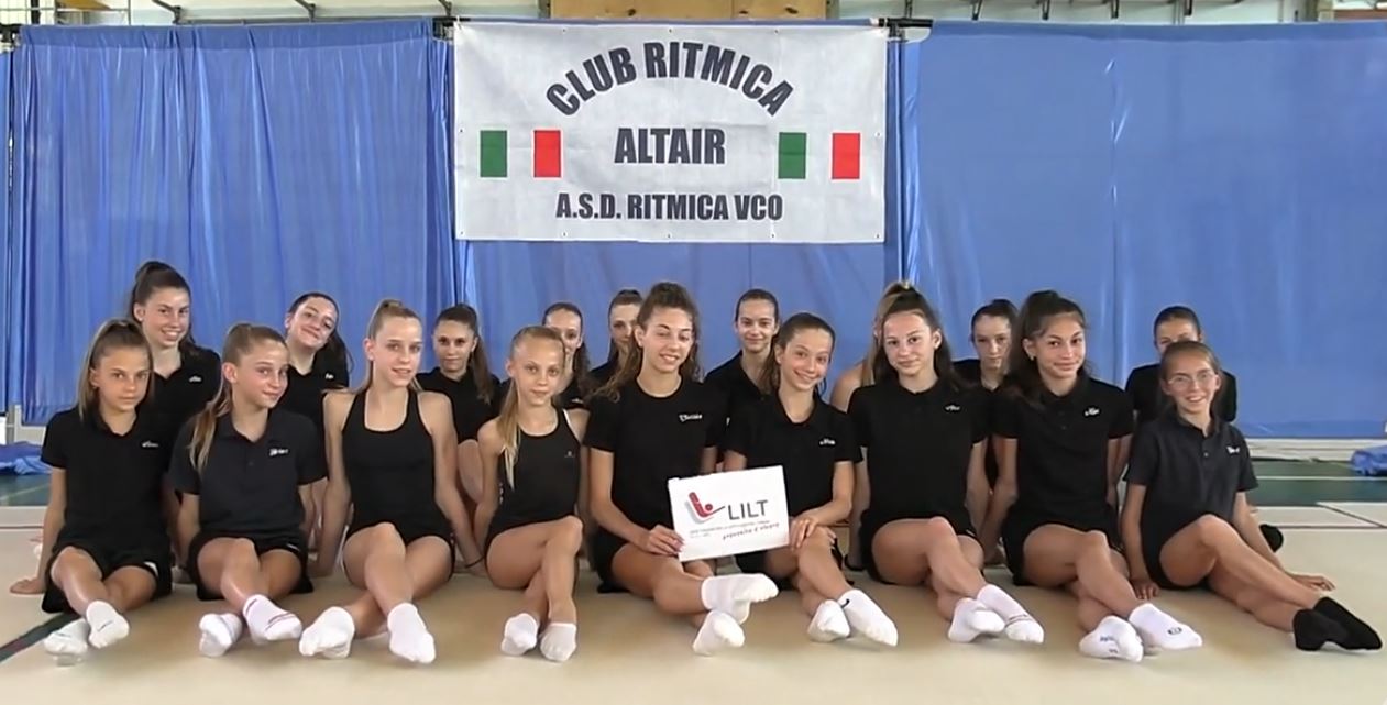 Sabato al PalaSport di Verbania il saggio di fine anno di Ritmica Vco Altair con la LILT