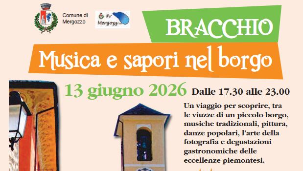Sabato 13 giugno a Bracchio di Mergozzo torna "Musica e sapori nel borgo"