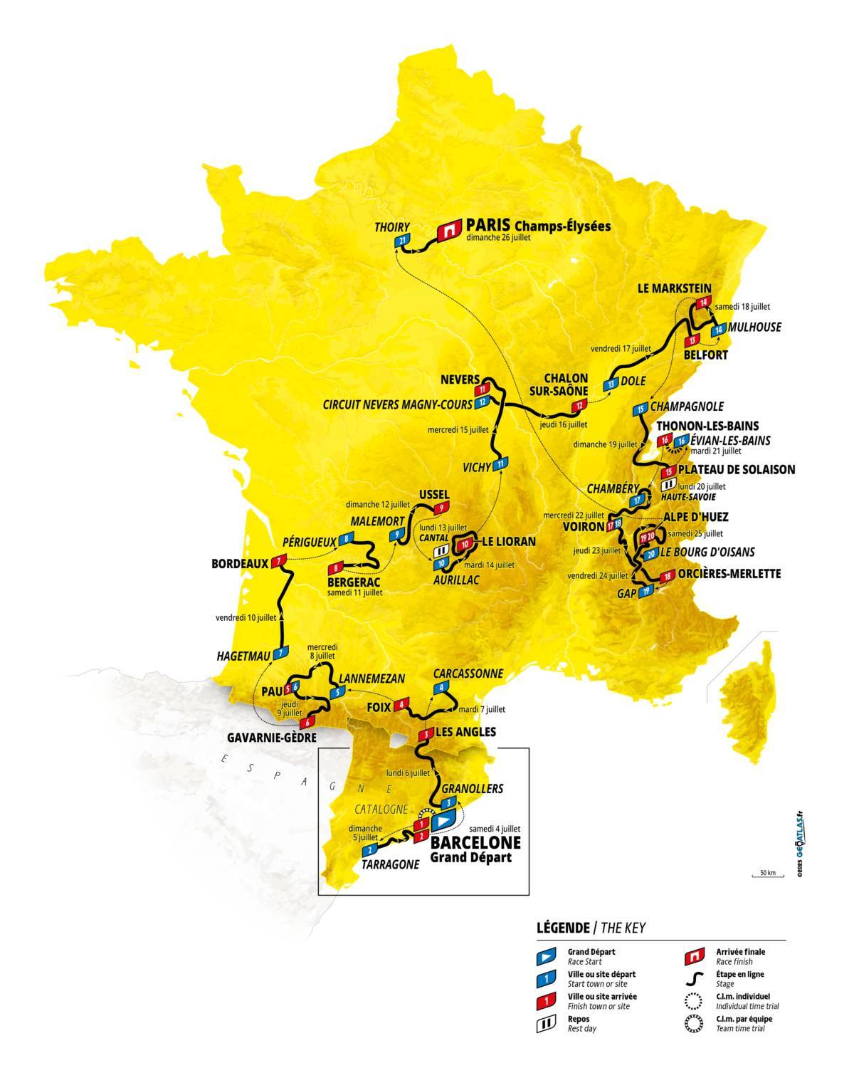 Via al Tour de France; anche Filippo Ganna alla Grand Boucle