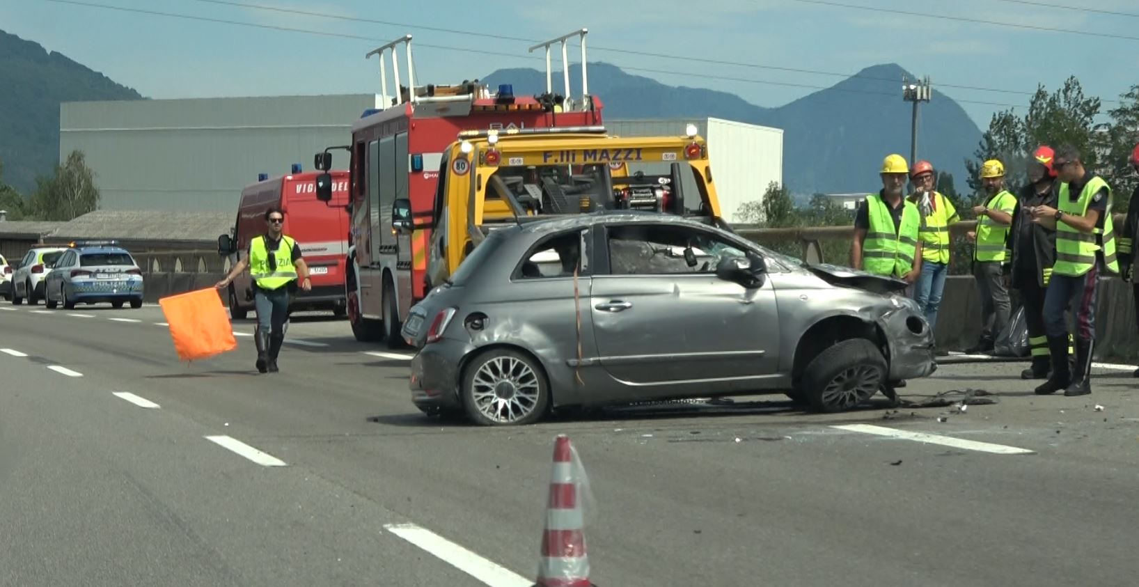 Incidente in A26 a Baveno, muore una donna di 65 anni