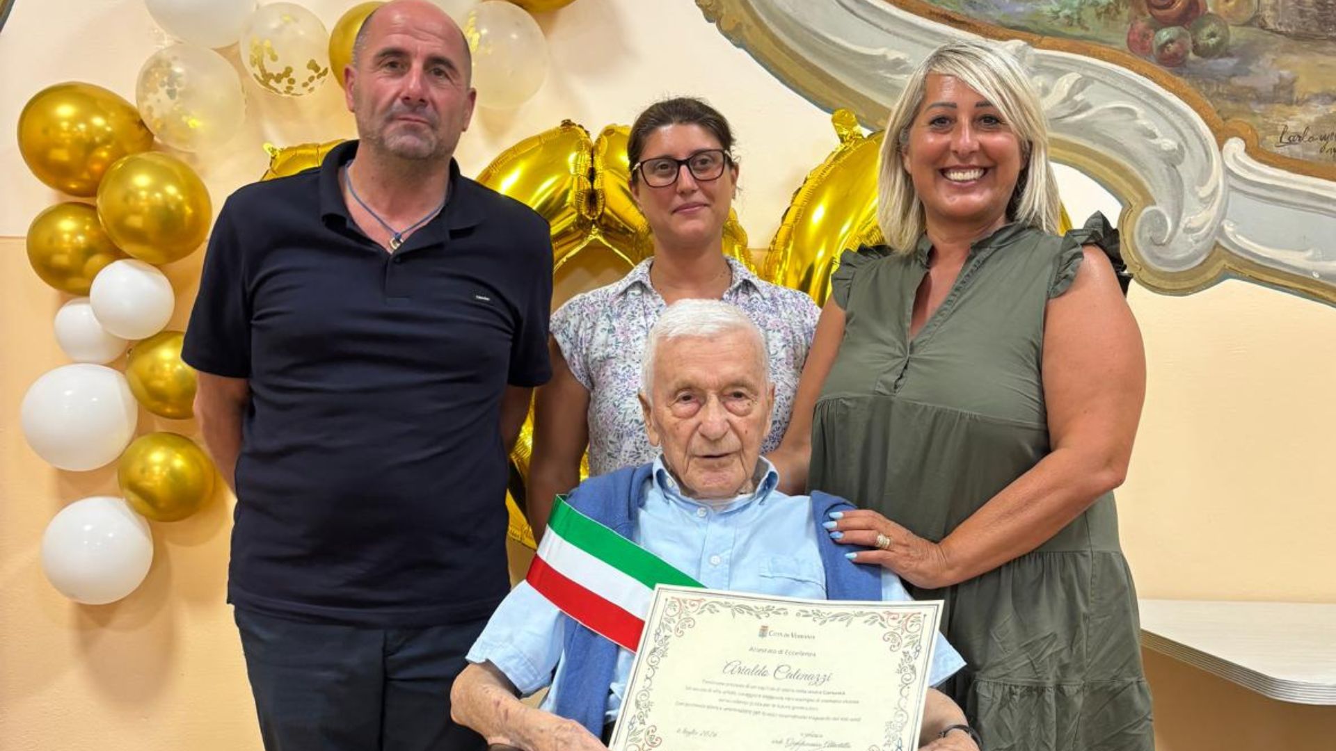 Verbania celebra i 100 anni di Arialdo Catenazzi: una vita tra Resistenza, memoria e comunità