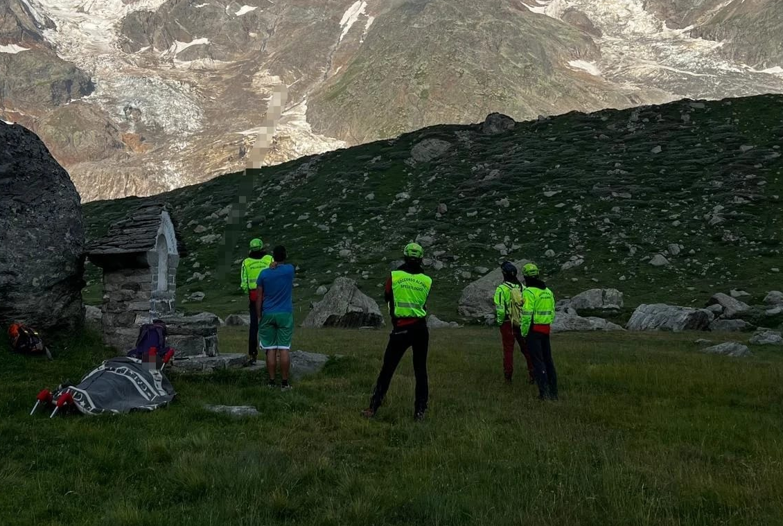 Macugnaga. Alpigiano soccorso nella notte all'alpe Pedriola