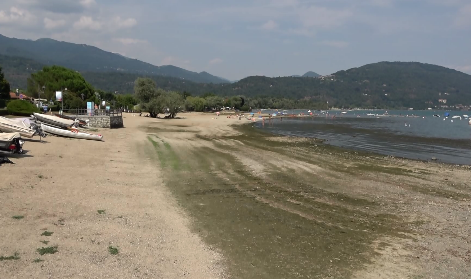 Ancora in calo il livello del lago Maggiore