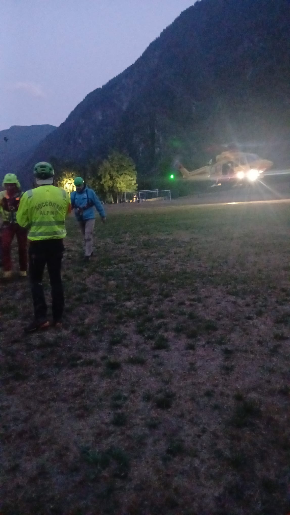 Domenica sera di lavoro per il Soccorso Alpino in Ossola
