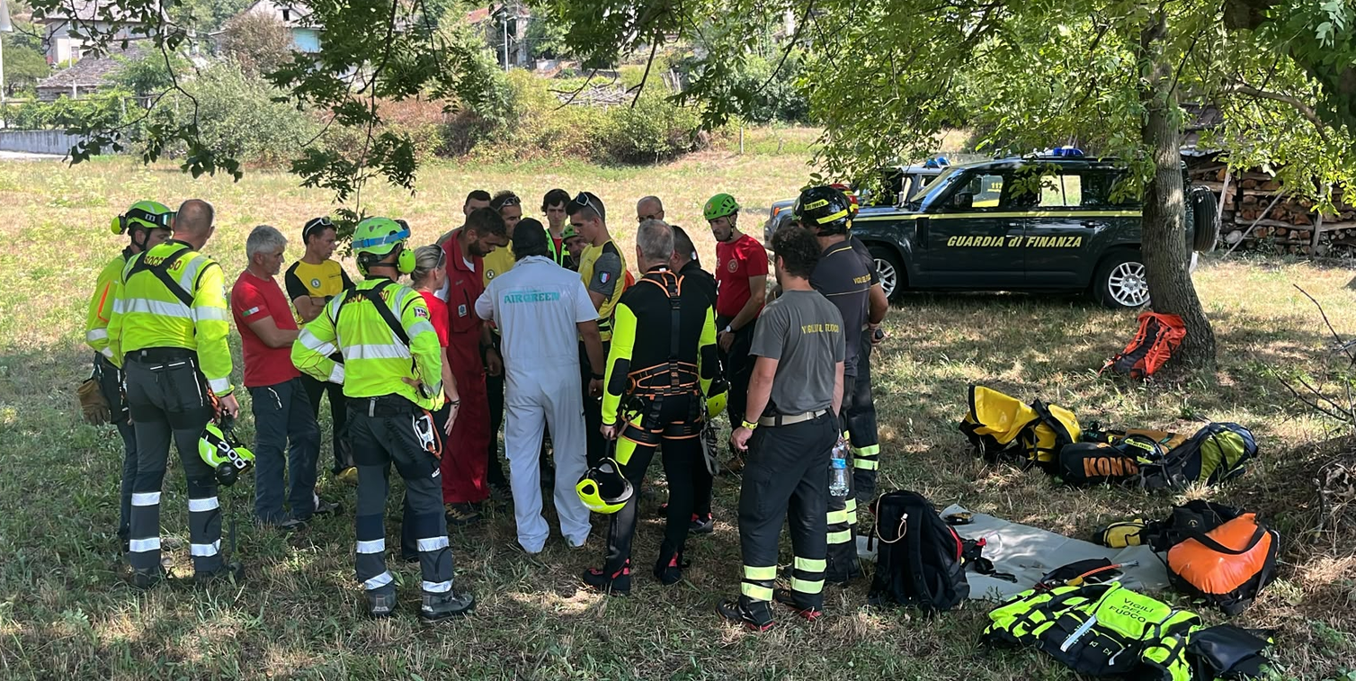 Cosasca : rinvenuto cadavere nel rio Ogliana di Quarata