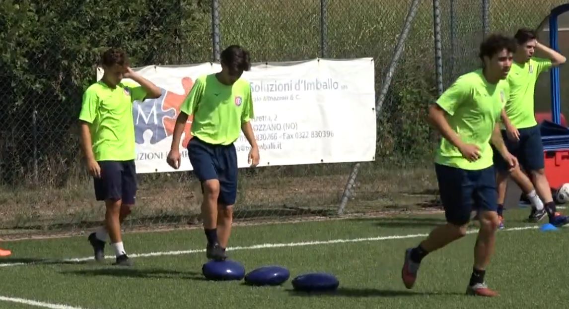 Primi allenamenti per l'Accademia Borgomanero in vista della prossima stagione