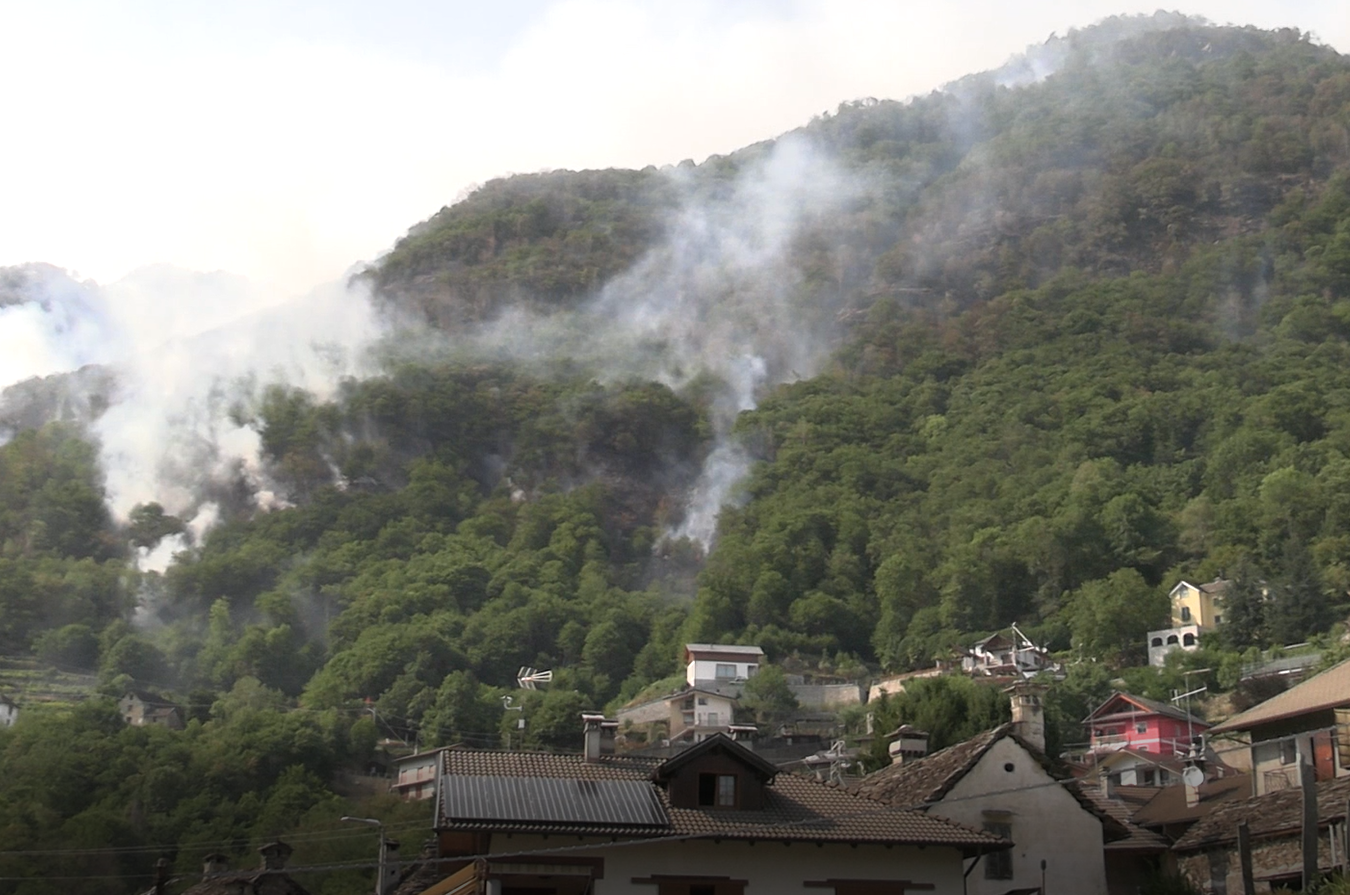 Conclusa l'emergenza incendi nel Vco