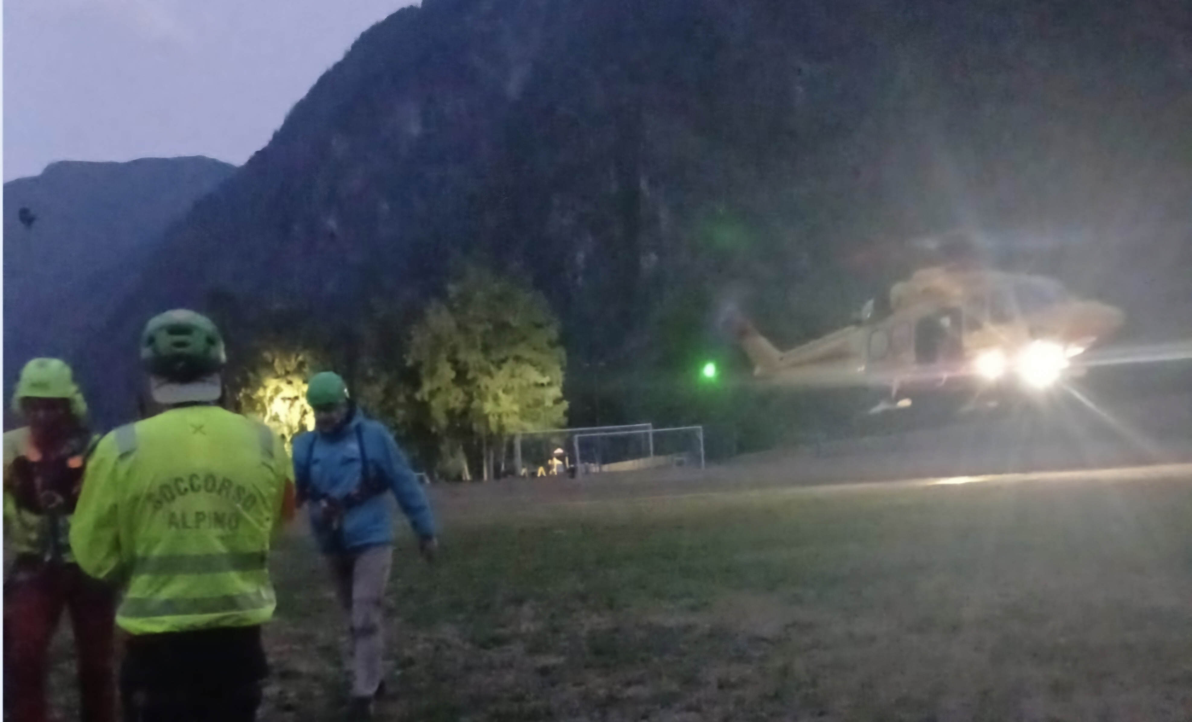 Lungo intervento del Soccorso alpino in Valle Antrona