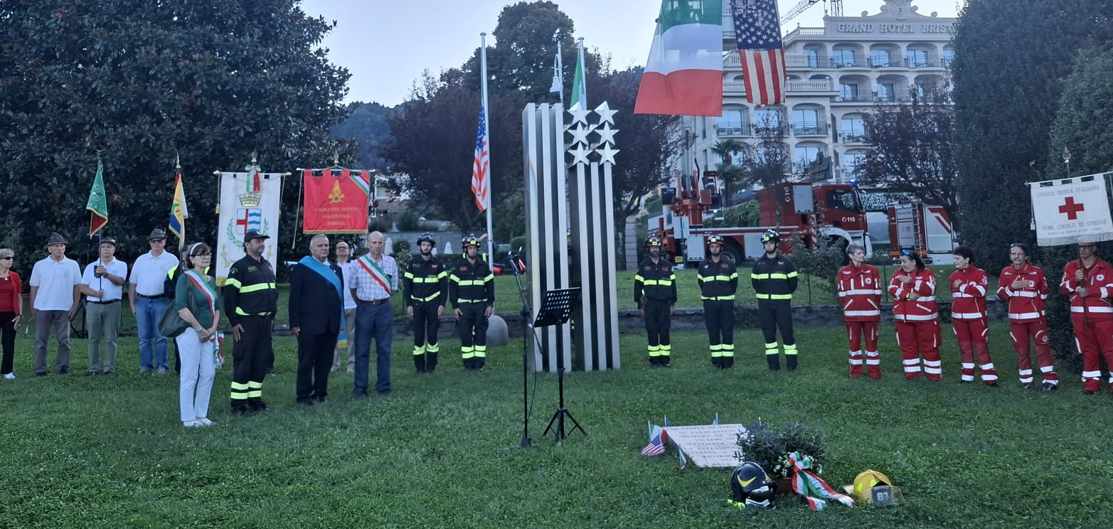 Stresa ha ricordato con una cerimonia l'attentato dell'11 settembre