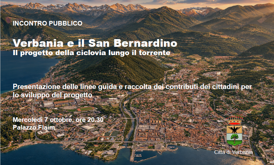 Verbania, i cittadini sono invitati a dire la propria sul futuro dell'area del San Bernardino