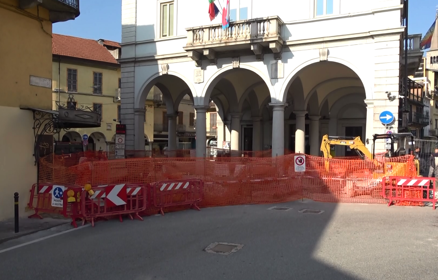 Omegna, al via i lavori per la riqualificazione di largo Cobianchi