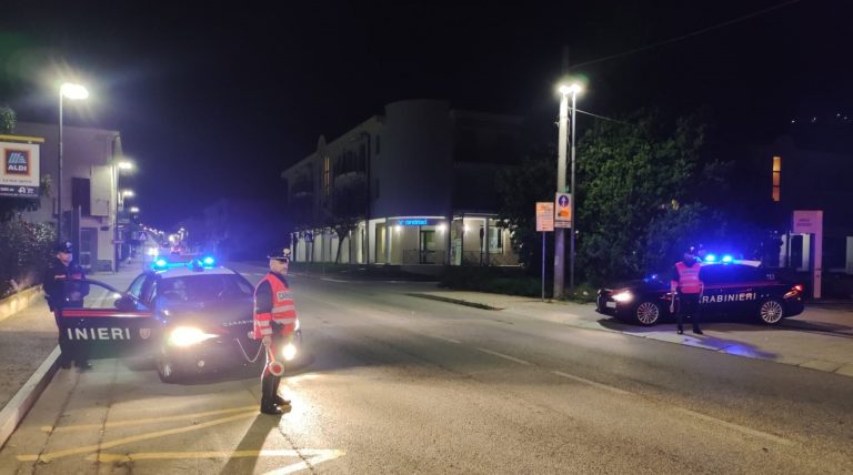Controlli dei Carabinieri nel weekend: tredici denunciati, nove per guida in stato di ebbrezza