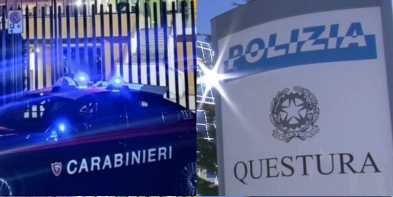 Carabinieri e polizia, il bilancio dei controlli del fine settimana