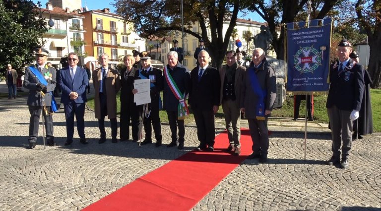 Sul lungolago di Pallanza a Verbania la cerimonia del 4 Novembre