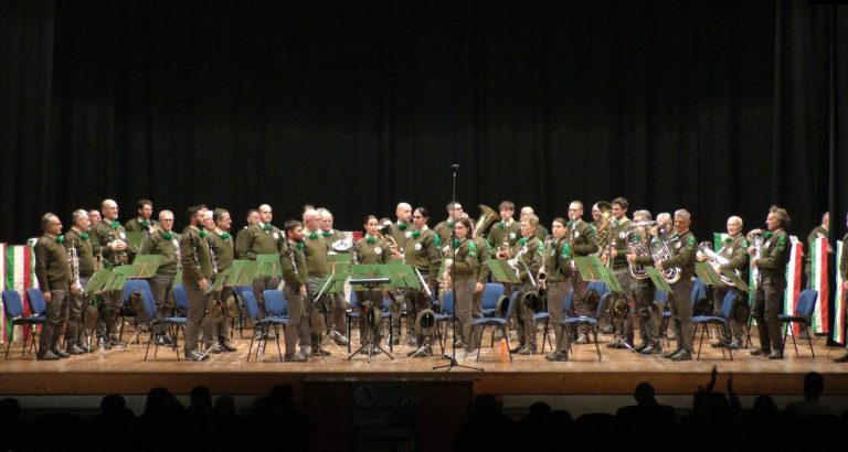 Concerto alla Fabbrica per festeggiare i 50 anni della Fanfara alpina ossolana