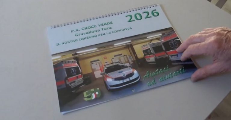 Gravellona Toce, un calendario per avvicinare i cittadini alle attività della Croce Verde