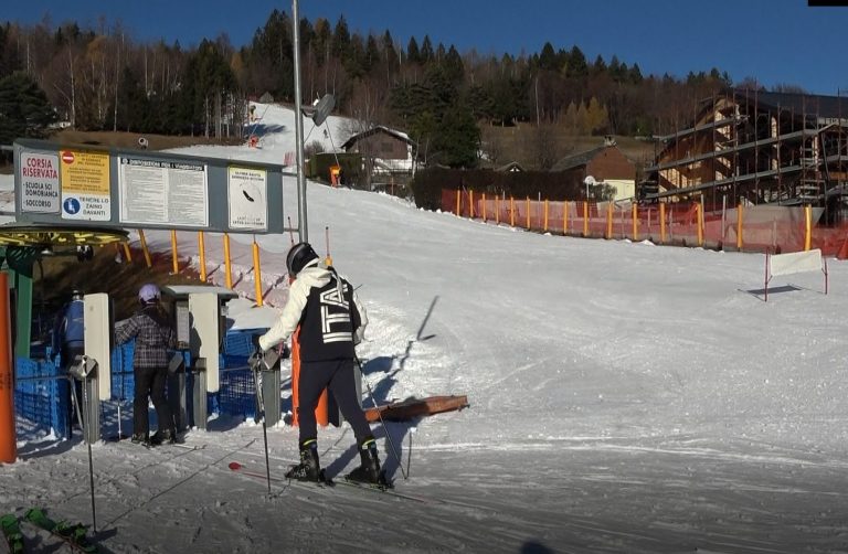 Parte a rilento la stagione dello sci : apertura parziali nel comprensorio di Neveazzurra