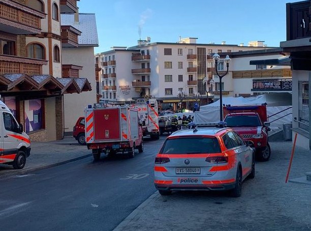 Violento incendio in un locale di Crans Montana. Molti i morti e i feriti