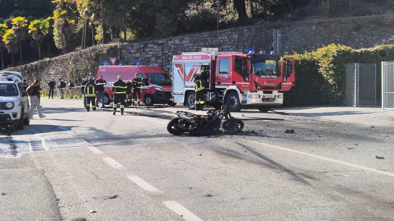 Grave incidente tra Ghiffa e Verbania, motociclista trasportato in ospedale con l’elisoccorso
